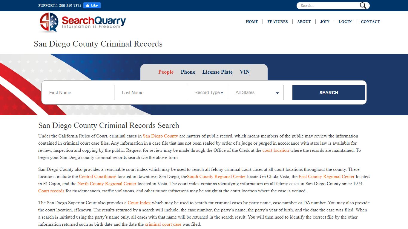 San Diego County Criminal Records | Search Anyone's ... - SearchQuarry